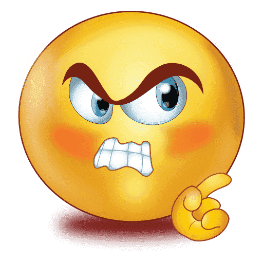Emoji PNG HD arrabbiato