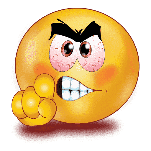 Immagine Trasparente Emoji arrabbiato PNG