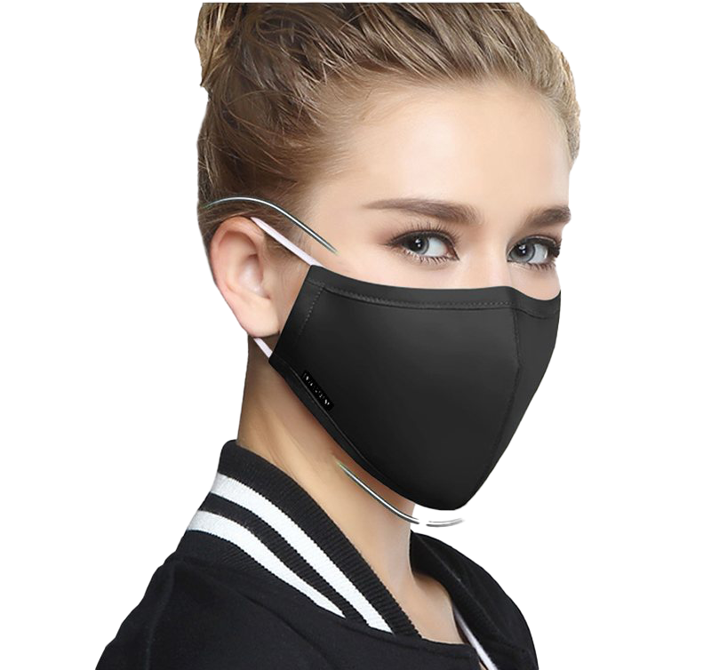 Анти-загрязнение Черная маска PNG Image