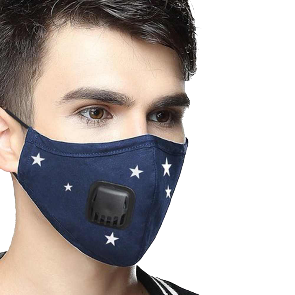 Анти-загрязнение маска для лица прозрачный PNG