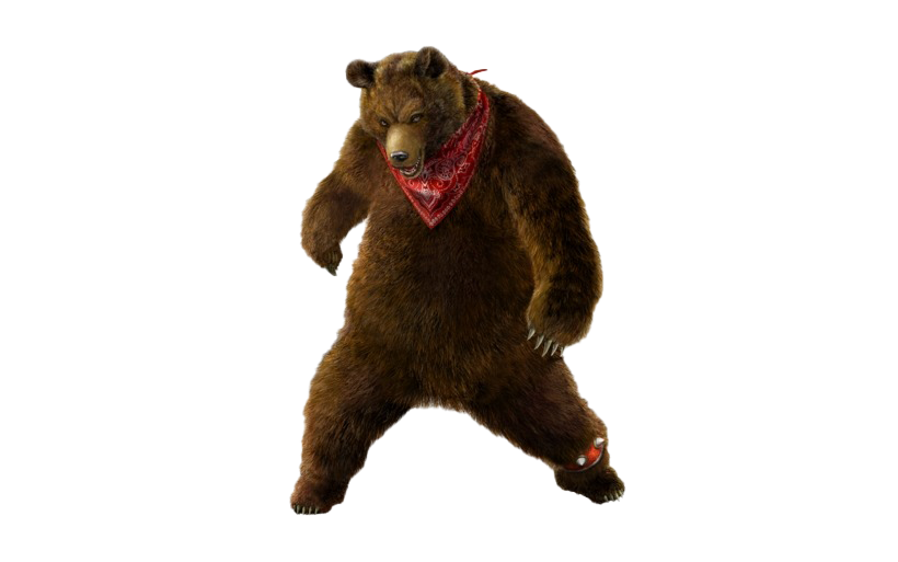 Beruang Kuma Tekken Foto PNG
