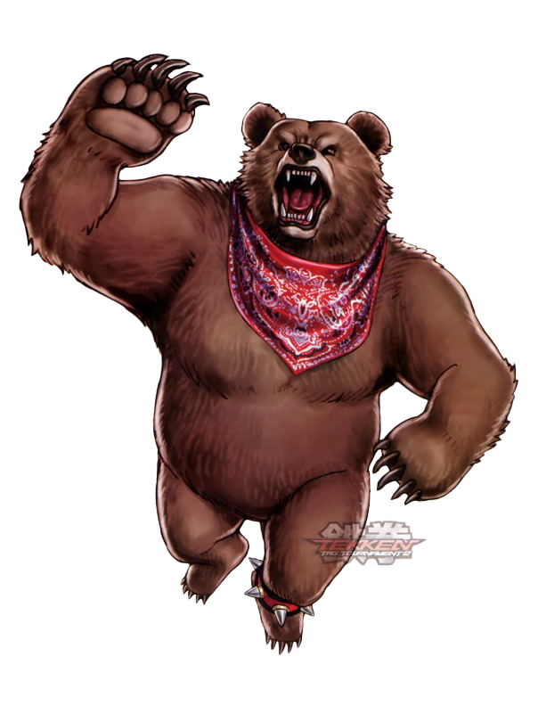 Gambar Beruang Kuma Tekken PNG