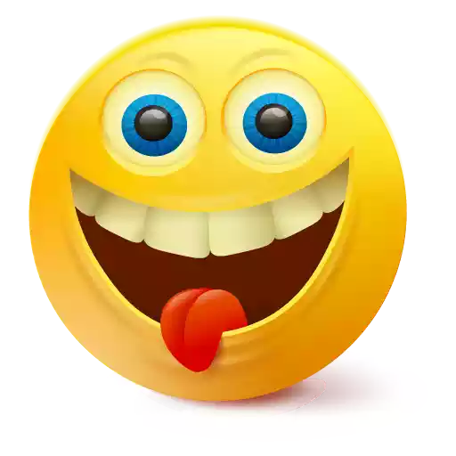 Большой рот emoji PNG картина