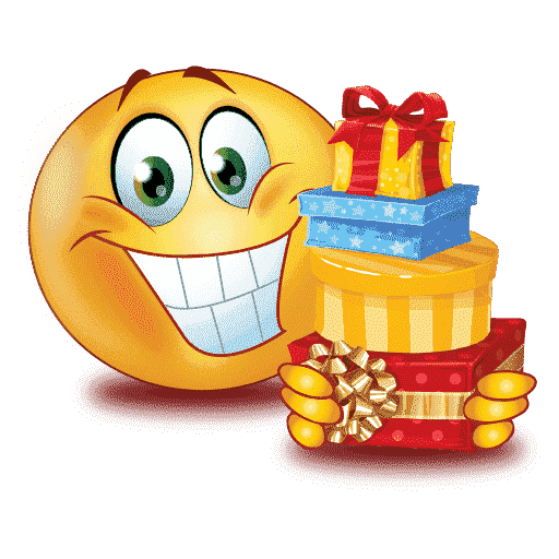 Birthday Party Hard Emoji PNG Image