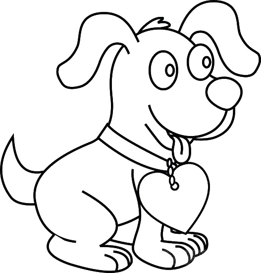 Black And White Puppy PNG Image