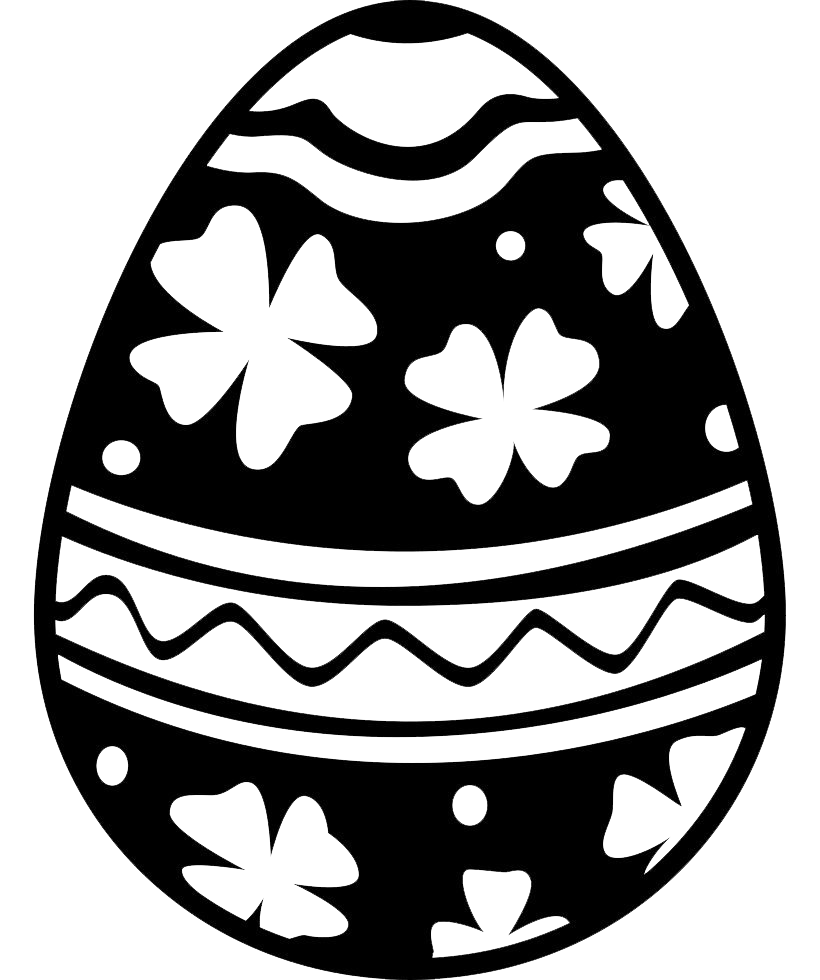 Black Easter Egg PNG Free Download