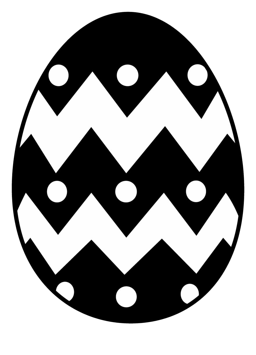 Черное пасхальное яйцо PNG фото