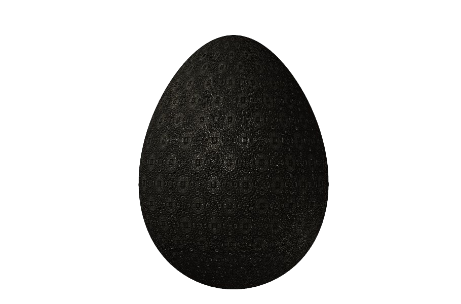 Kara Paskalya Yumurta Şeffaf Görüntüler PNG