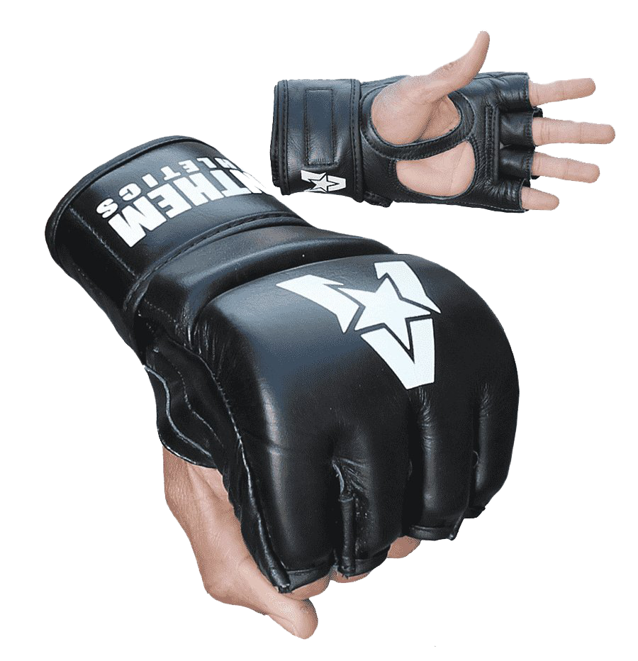 Black MMA Gloves PNG Picture