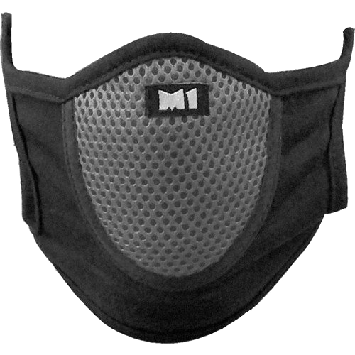 Черная медицинская маска PNG фото