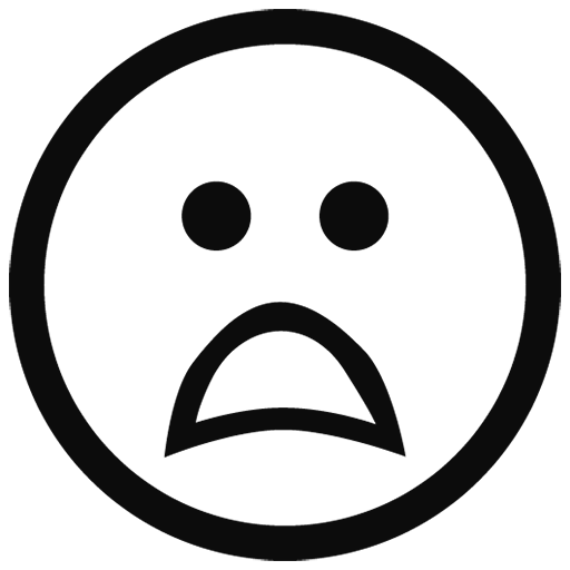 Black Outline Emoji PNG Photo