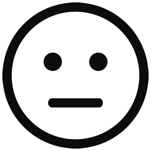 Черный контур emoji PNG прозрачная картина