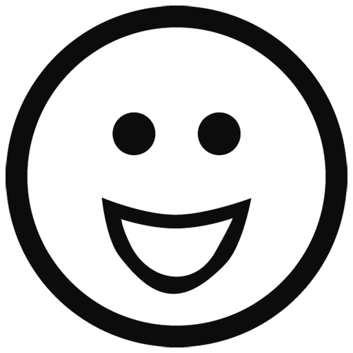 Black Outline Emoji PNG Transparent
