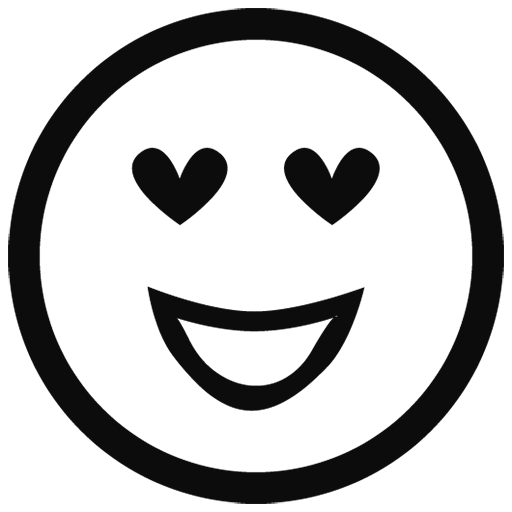 Black Outline Emoji Transparent Images PNG