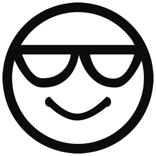 Black Outline Emoji PNG โปร่งใส
