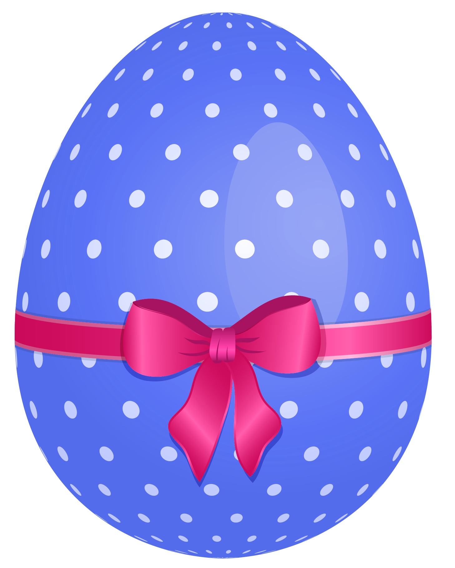 Archivo de PNG de huevo de Pascua azul