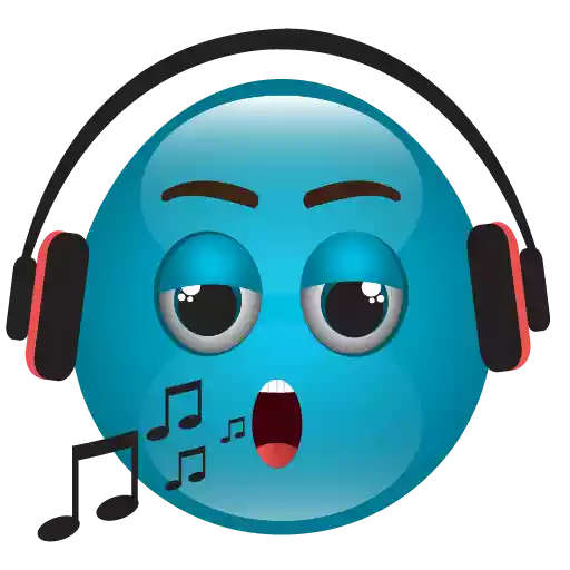 Blue emoji PNG Photo