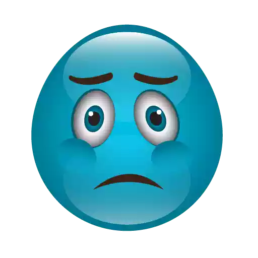 Blue emoji Transparent PNG