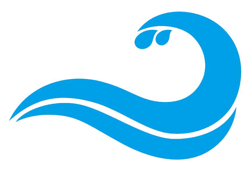 Blaue welle PNG transparentes Bild