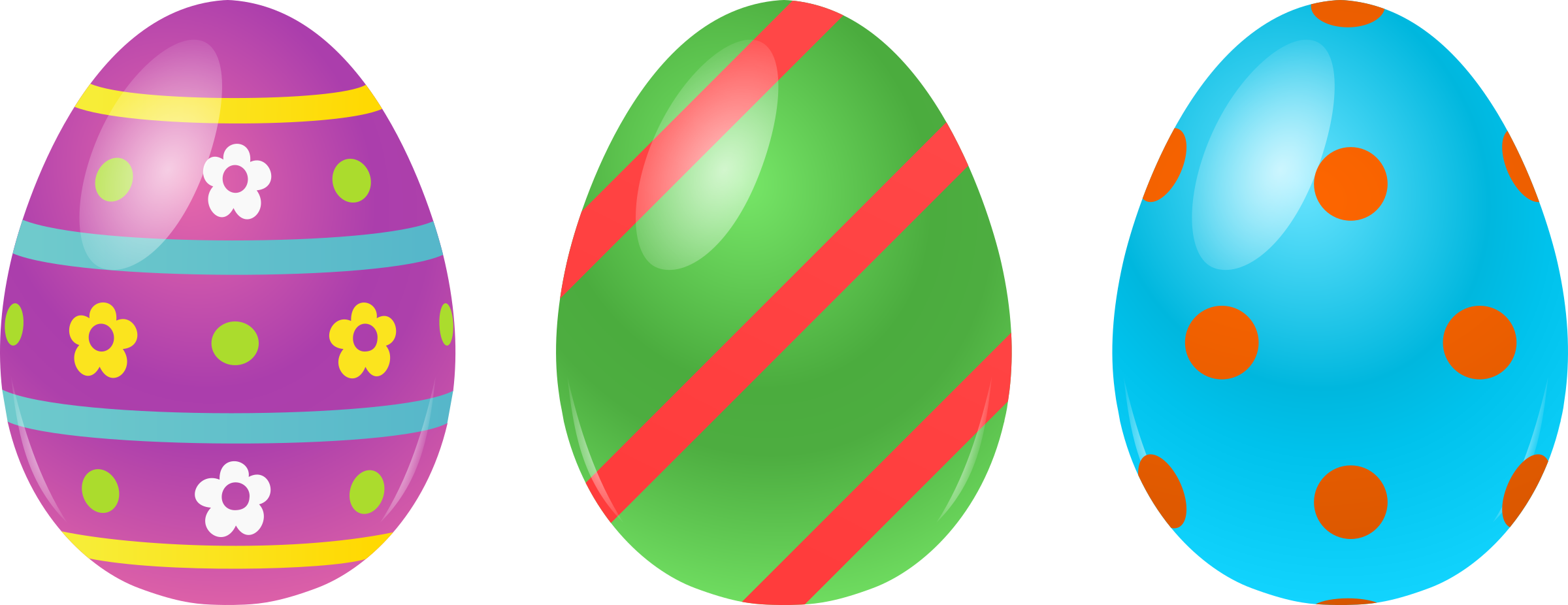 Makukulay na Easter Egg I-download ang PNG Image