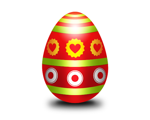 Huevos de Pascua coloridos PNG PIC