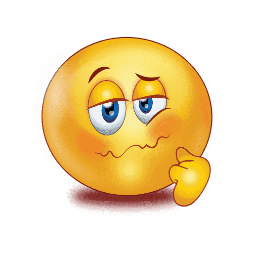 Confused Emoji PNG Clipart