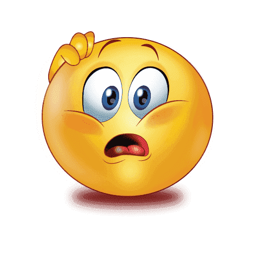 Confused Emoji PNG Images Transparent Free Download | PNGMart