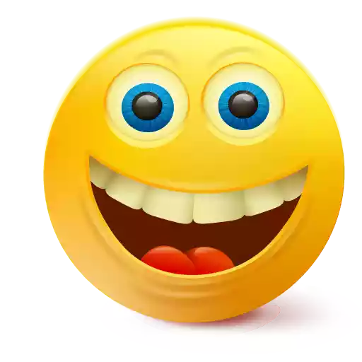 Boca grande fofo emoji PNG clipart