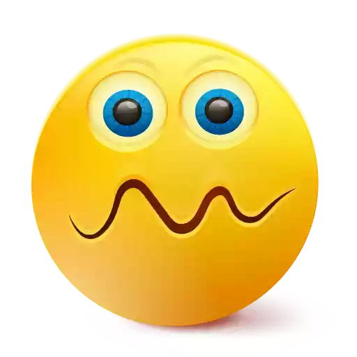 Cute Big Mouth Emoji PNG Transparent Picture
