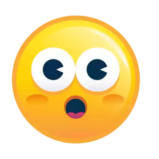 Cute Big Mouth Emoji Transparent Background