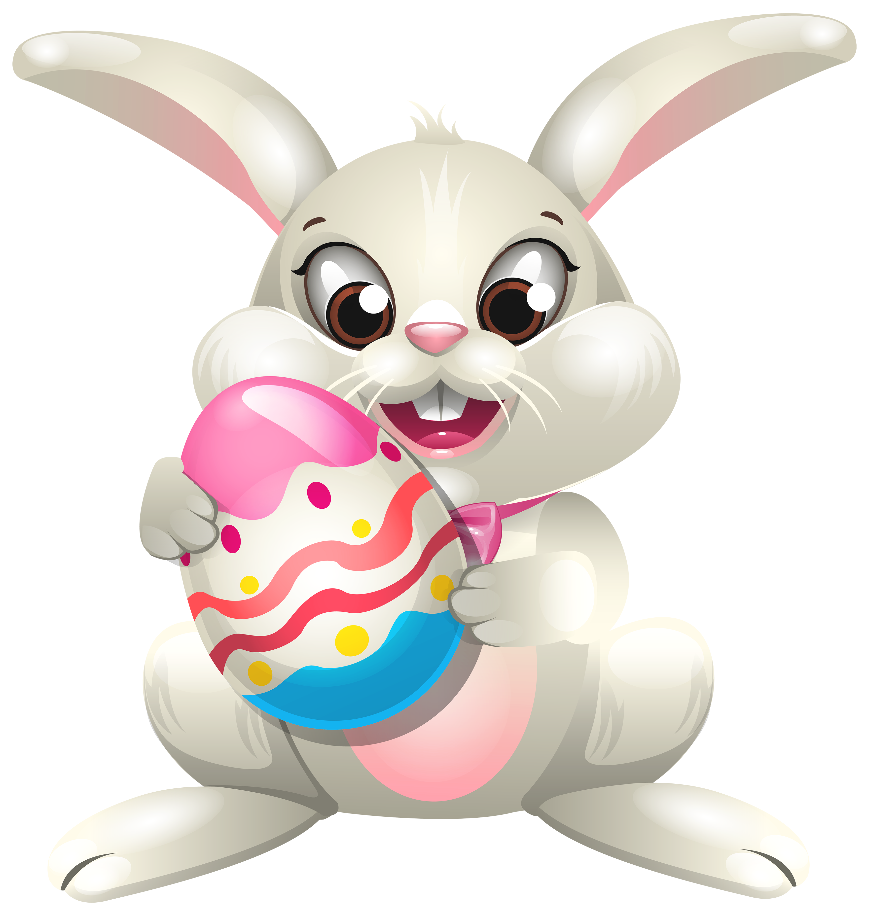 Cute Easter Bunny Transparent PNG