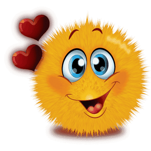 Cute Fur Emoji PNG Image