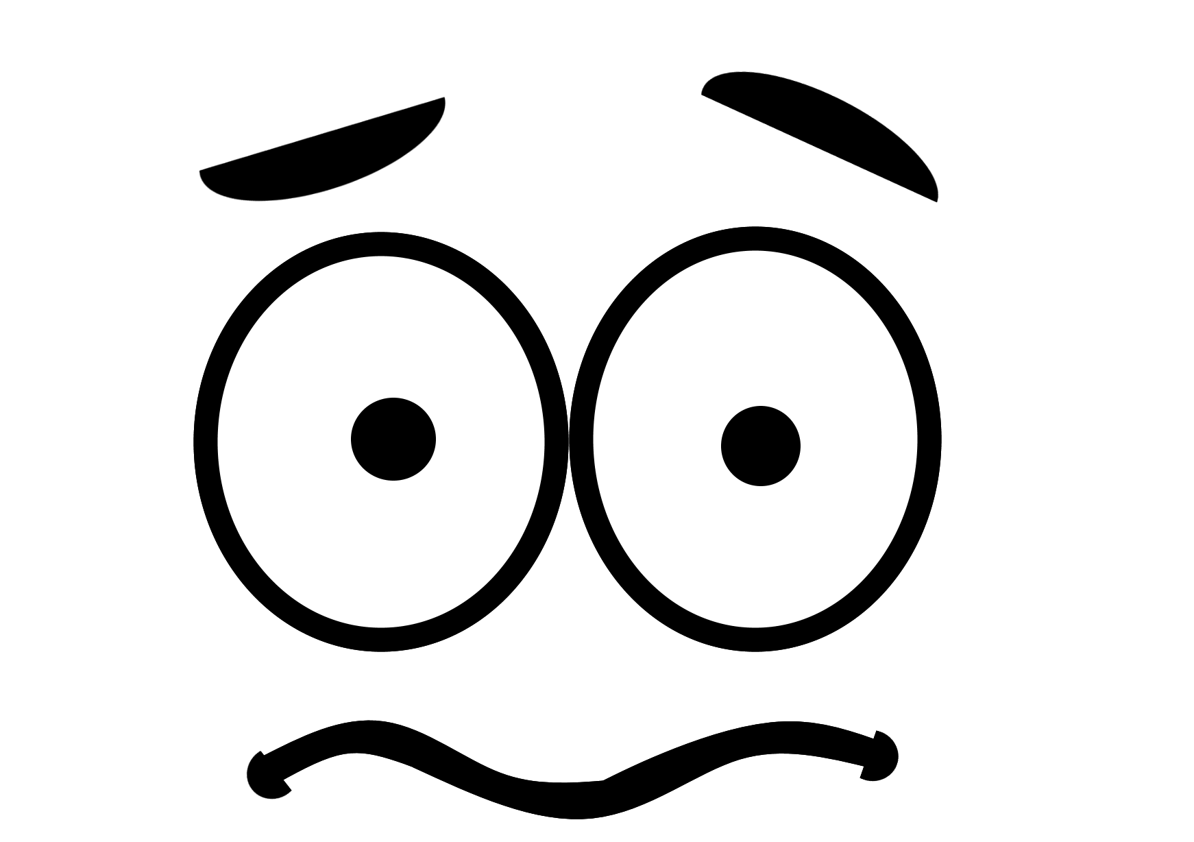 Niedliche Gliederung Gesicht Kunst Emoji PNG Clipart