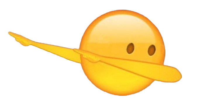Dab emoji PNG transparent