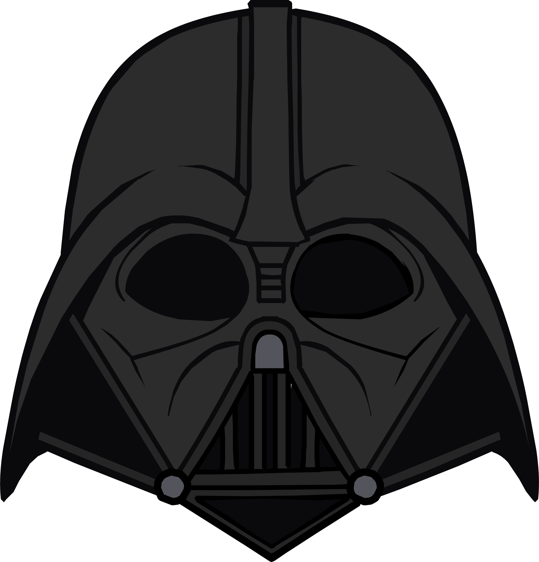 Darth Vader Capacete Transparente PNG