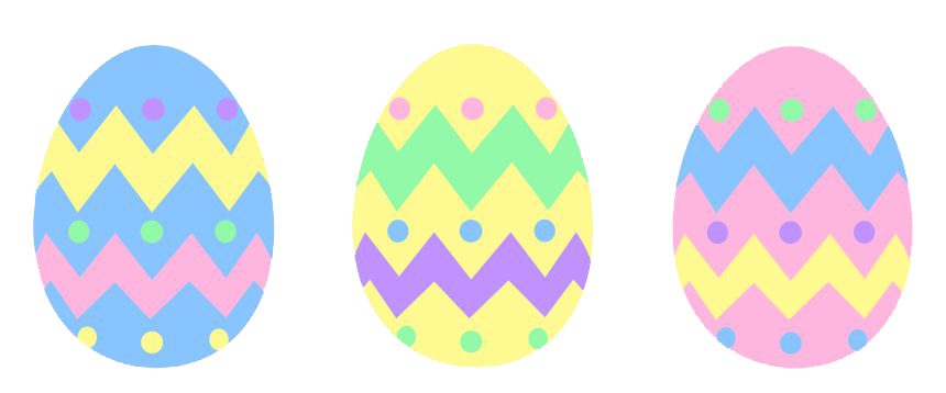 File PNG decorativo colorato uovo di Pasqua