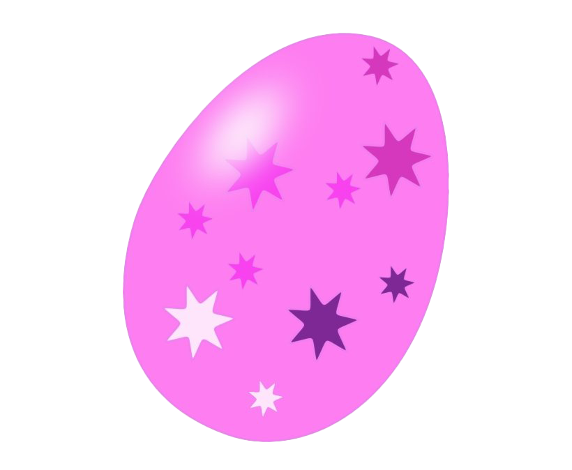 Imagem decorativa do PNG do ovo da páscoa roxa