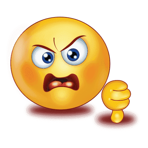 Dislike Emoji PNG Clipart