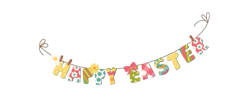 Pasen-banner PNG-afbeelding