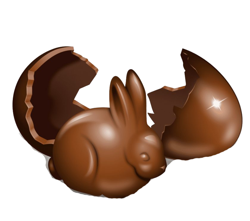 File PNG di cioccolato di Pasqua