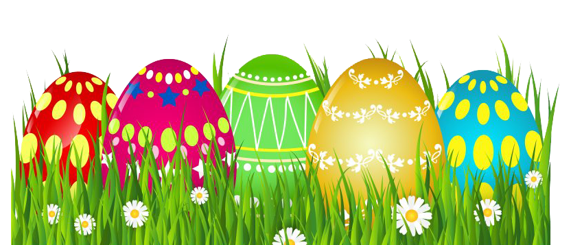 Easter Egg Grass PNG Pic