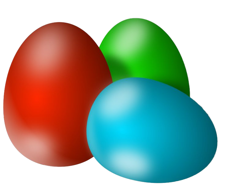 Huevos de Pascua PNG transparente Image