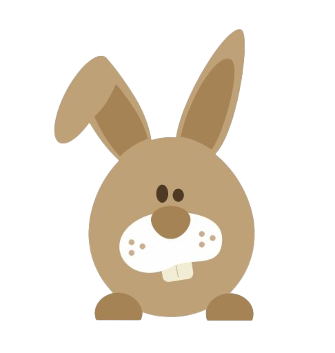 Easter Rabbit PNG Transparent Image