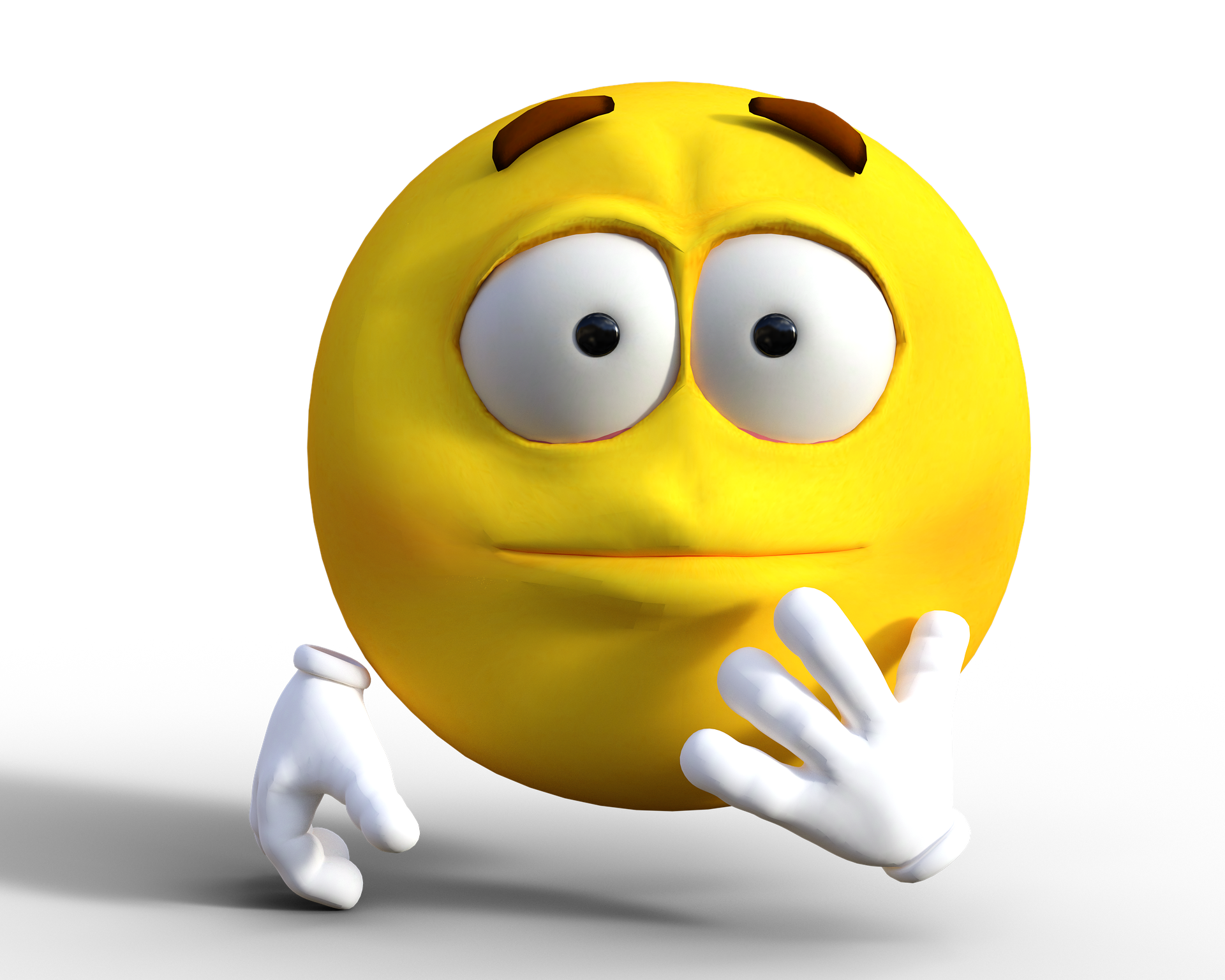 Emoji With Hand PNG Background Image