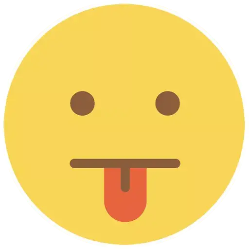 Flat Circle Emoji PNG File