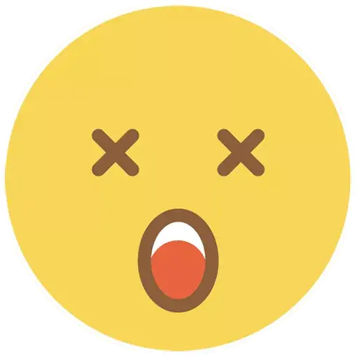 Flat Circle Emoji PNG Free Download
