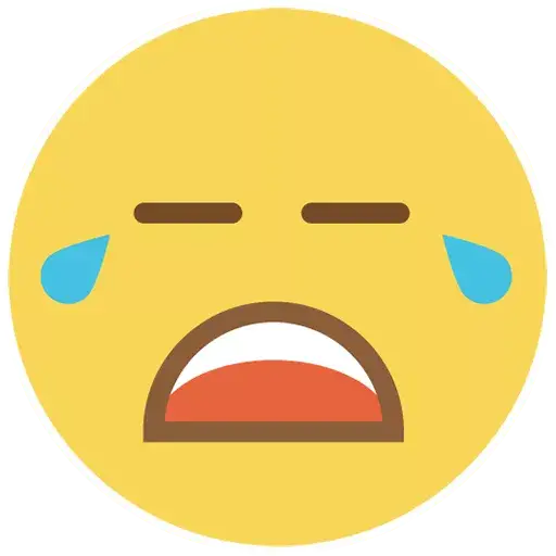 Flachkreis Emoji PNG Transparentes Bild