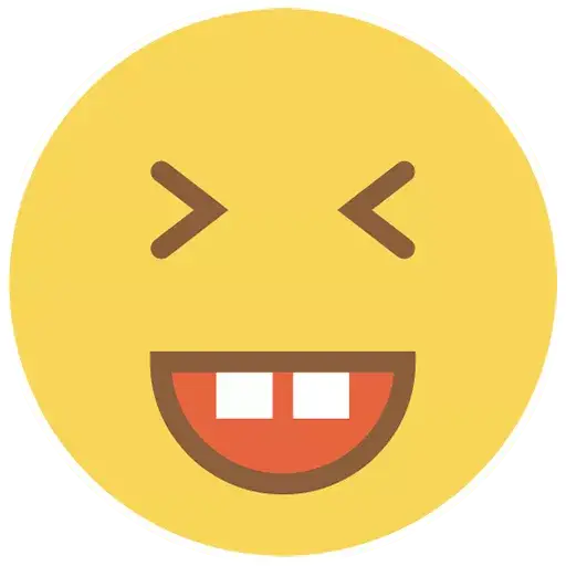 Círculo plano emoji transparente PNG