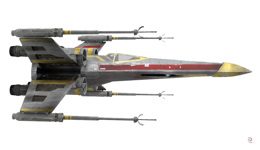 Force Awakens X-Wing Starfighter PNG-Datei