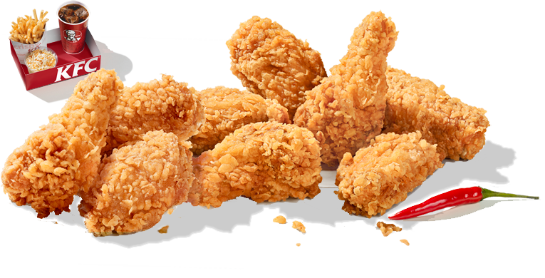 Fried Chicken Wings PNG Pic